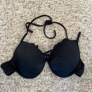 Push up halter bathing suit top